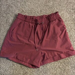 Women's Danskin Drawstring Elastic Waist Shorts, Size Large